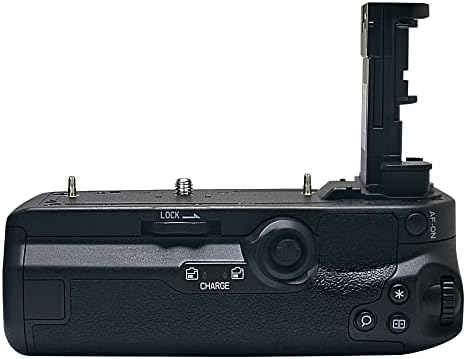 Mcoplus BG-EOS R5 R6 Вертикална многофункционална захранване с дръжката на пистолета като заместител на BG-R10 за фотоапарат Canon EOS R5 R6 R5C R6 Mark II (не за RP/R), използвайте батерия LP-