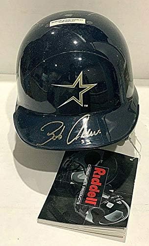 Мини-Каска с автограф на Боби Абреу PSA/DNA йорк Янкис Astros - Мини-Каски MLB с автограф