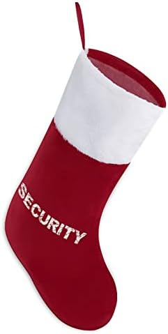 Охранителни Букви Коледни Чулочные Чорапи с Плюшено Камина, Висящи за Домашен интериор Елхи