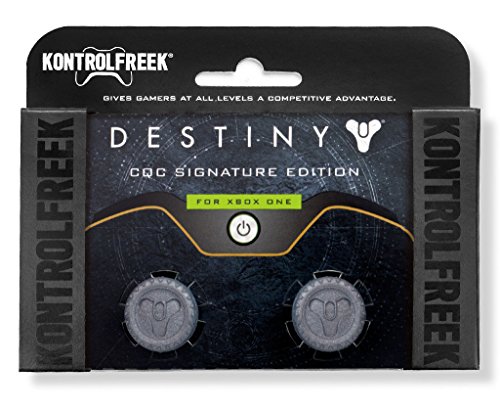 KontrolFreek Destiny CQC Signature Edition контролера на Xbox One | Performance Thumbsticks | 2 с ниска засаждане | Сив