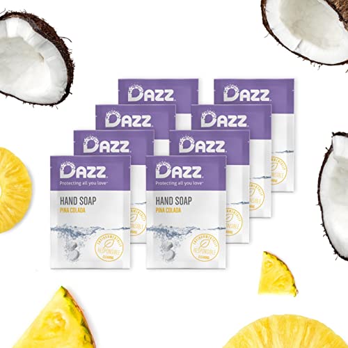 Комплект за пълнене на пенящегося сапун за ръце Dazz (8 опаковки за пълнене на таблетки) Пълнител за сапун за