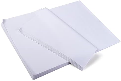 Опаковане на Подарък пакет от Нови Товарни Цигарена хартия, 480 Листа Бяло 15 x 20 См, Амбалажна Хартия за Фестивала на