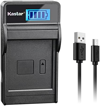 Kastar Коварен LCD зарядно устройство за смяна на батерии LI-42B, LI-40B, NP-45, EN-EL10, KLIC-7006 K7006, CNP-80 CNP80, D-Li63, D-Li108, DS-6365.