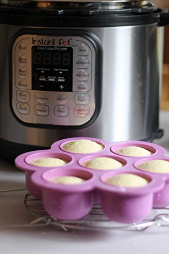 Произведено в САЩ - Popfex Силиконова форма за приготвяне на яйца за бързо хранене Аксесоари - Подходящ за тенджера под