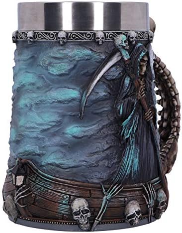 Чаша за Nemesis Now River Styx Grim Reaper, 17,5 см, синя