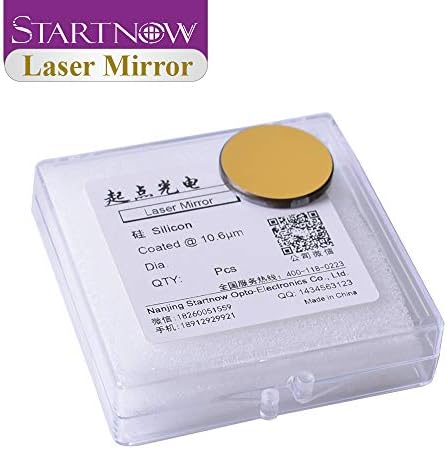 Startnow 3 бр./лот Si Mirror D19 20 25 27 30 38,1 Силиконовата Лазерна Отразяваща Леща Детайли на струг лазерно рязане с мощност 80 W (3 бр., 20 мм)