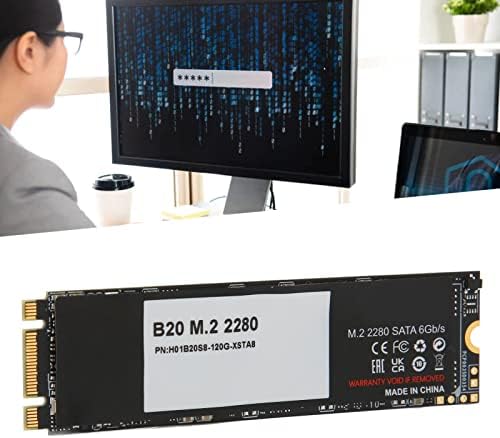 Твърд диск Zyyini M. 2 2280 SATA SSD, Вътрешен твърд диск SSD диск за лаптоп SATA III на 3D TLC NAND 6 Gbit/s