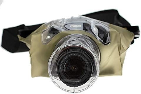 Navitech Yellow DSLR цифров SLR фотоапарат Водоустойчив Подводен Корпус Калъф/Панел Суха Чанта Съвместима с Nikon D610
