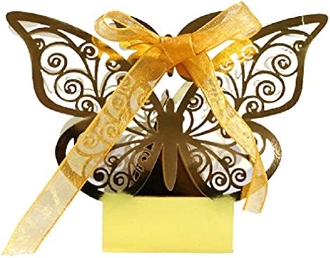 Умна Сова Пеперуда, Вырезанная Лазер За Сватба, Подаръци за Младоженци, Кутии с шоколадови Бонбони С Панделка
