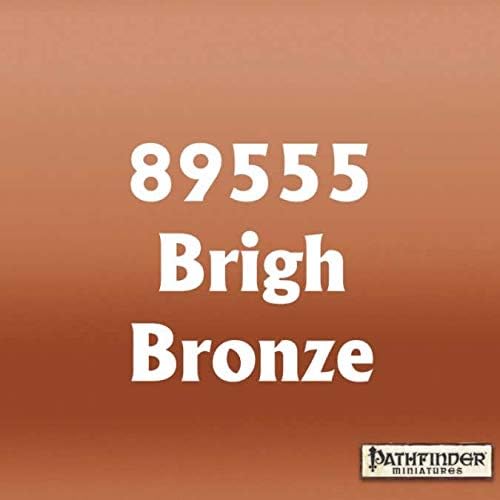 Боя за хоби Brigh Bronze Master Series.Флакон-отпадането на 5 грама, Миниатюри Pathfinder Colors Reaper