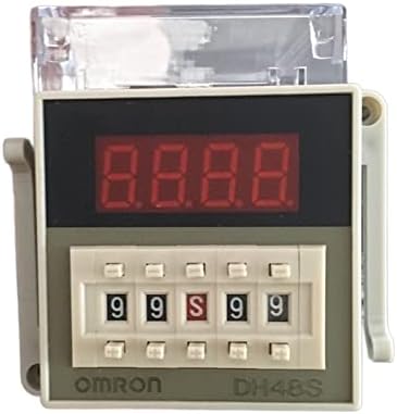 PIKIS DH48S-2Z Таймер Цифрово реле за време с 0,01-99h99 м Реле забавяне на времето с цокъл в пакет (Размер: моля, Обърнете внимание