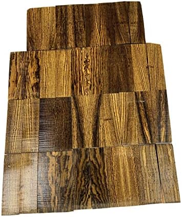 Нови 20 Комплекти дървени дървен материал BOCOTE/Заготовки за нож/Дръжка-Награда Ненадминат 5 X 1-12 X 3/8, Определени за извършване на работи от дърво EXO-4285WO