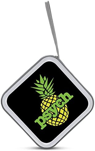 Psych Pineapple CD Калъф Пластмасов Държач за DVD-в Чантата за Преносим персонален Органайзер За Съхранение Чанта