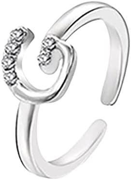 2023 Нов Пръстен с Пълна диамантен пръстен и Цирконием за Жени, Модни Бижута, Популярни Аксесоари, Устни Пръстен (G, Един Размер)