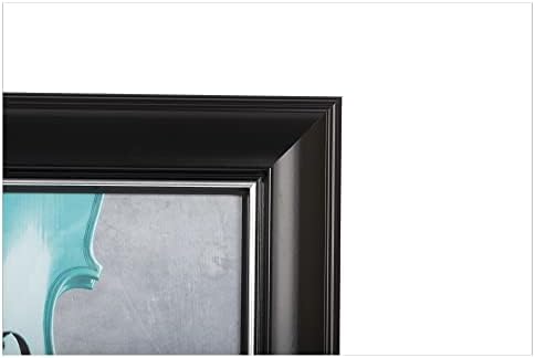 Сайръс Грейс Хънтър Проста и Изящна Декоративна Рамка за снимки от Пластмаса и Изкуствена Дърво На Стената и Плота За дома, стаята и Офиса, 8 x 10, Черен