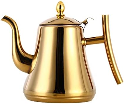 UXZDX Чайника от неръждаема стомана, чайникът за дома Кафенета, чайникът за кафе напитки, контейнер за вода, на чайника (Цвят: