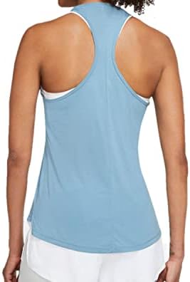 Жена на майк за бягане Nike Swoosh (синьо / бяло), размер XL