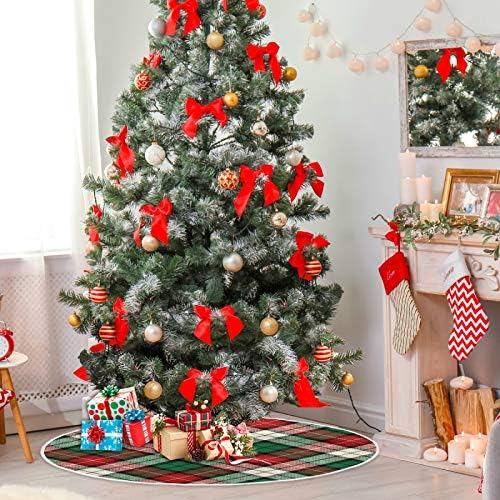 Декорация на Поли във формата на Коледно ALAZA, Украса Малка Мини-Поли във формата на коледно дърво 35,4 Инча със Зелено