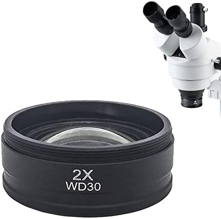 Адаптер за микроскоп 0.5 X 2X Резба за закрепване на обектива 42 мм 48 мм 50 мм 52 мм Работно разстояние 30/160 мм Аксесоари