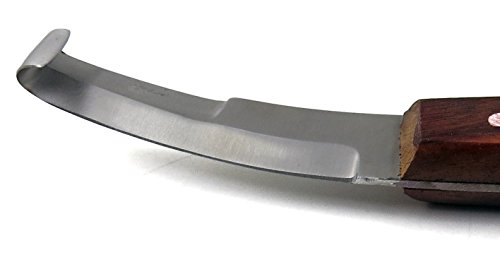 Копытный нож с двойни остриета 8 Кузнечные инструменти Инструменти премиум-клас с подобрен дизайн