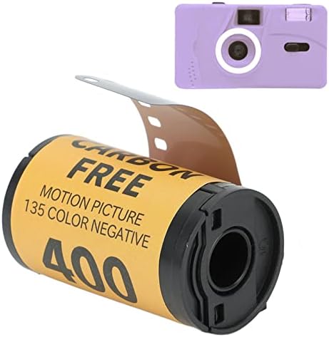 Цветен филм за фотоапарат, 35 Мм Среднеконтрастная HD ISO 320-400 с Висока Резолюция, Фин Цветен Негативна филм за 135 Фотоапарати (18 Листа)
