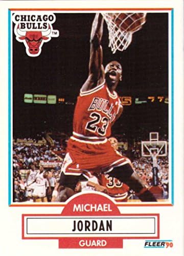 1990-91 Баскетболно карта на Майкъл Джордан №26 Чикаго Булс с Флером №26