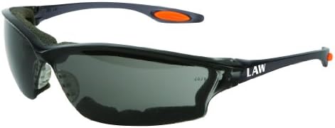 Защитни очила Crews LW310AF Law 3 с Прозрачни фарове за мъгла лещи и Штыковым връхчета, 1 Чифт