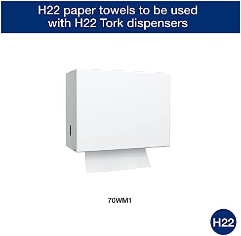 Еднократно Хартиена кърпа за ръце Tork Естествена H22, Универсален, от Рециклирани Влакна, 16 x 250 Листа,