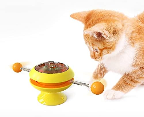 KiwiEsupply Аксесоари за Котки, Интерактивна Играчка от коча билка е за котки в затворени помещения със Силна Вендузата,