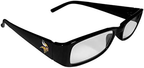 Очила за четене Siskiyou Sports NFL Minnesota Vikings Унисекс с принтом, 2,00, Черни, Един размер