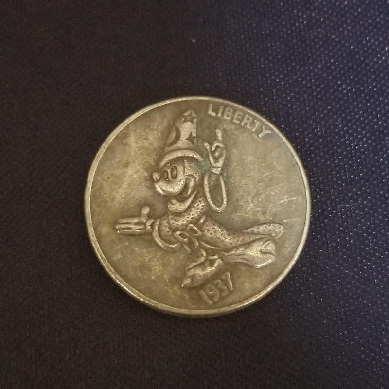 Антични монети ръчно изработени AVCITY Flow 1937 г., монета Бъфало # 334