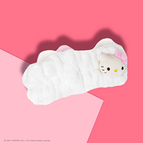 Крем магазин Hello Kitty x Плюшен спа-превръзка на главата с Имуществена носа на Hello Kitty