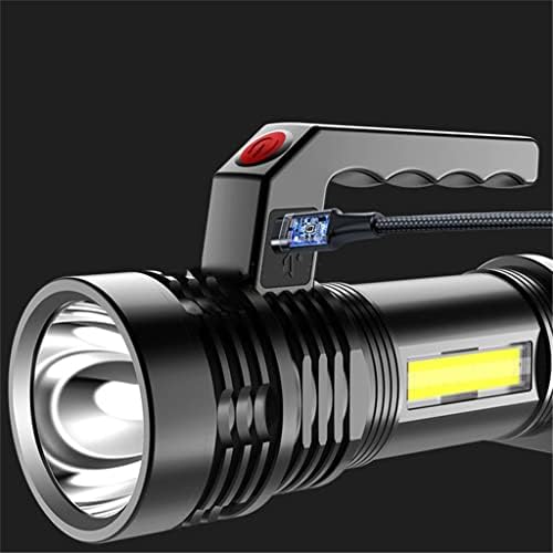 YFQHDD Мощен Фенер Преносим USB Фенерче, Акумулаторна батерия прожектор Фокус Fishing Light