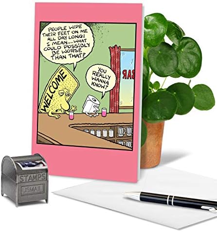 NobleWorks Забавно Поздравителна Картичка за Възрастни за Рожден Ден за мъже и Жени с Плик размер 5 х 7 Инча (1 пощенска