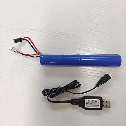 Литиево-йонна батерия Anstoy 7,4 На 1200 ма батерия, която се презарежда включете SM 2P, Зареждане/използване, Интеграция с USB със Зарядно, кабели, Аксесоари за вливат в гел б?