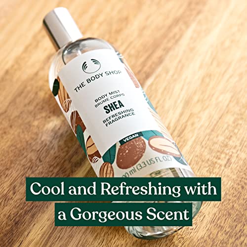 The Body Shop Vanilla Body Mist – Освежава и охлажда със Сладък аромат – Вегетариански – 3,3 грама