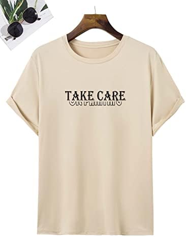 Мъжка Тениска с Надпис GORGLITTER с Къс Ръкав и кръгло Деколте Ежедневно Тениска Tee