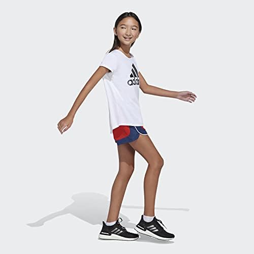 Тъкани къси панталони adidas за момичета в цветна ивица (За деца)