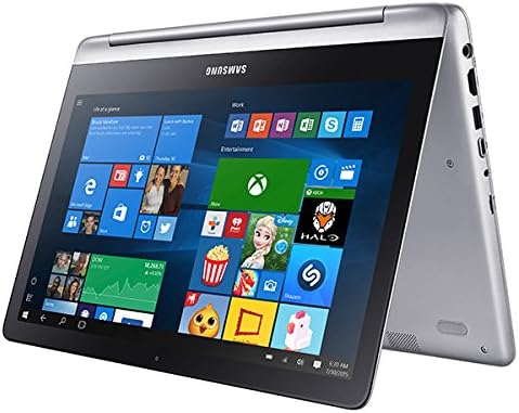 Лаптоп Samsung Notebook 7 Spin 2 в 1 с 13,3-инчов сензорен екран NP740U3L-L02US (Intel Core i5-6200U, 8 GB оперативна памет, твърд диск с капацитет 1 TB, foldout на 360 °, цвят Platinum silver)