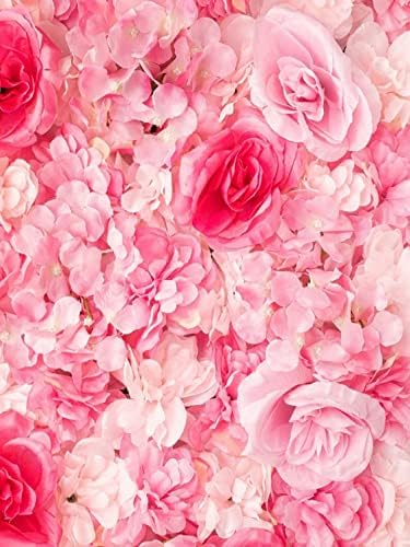 Стенни Панела с цветя Unestar, Роза, 3D Цветен Декор за стени, Копринени Цветя за Сватбен Фон, Рожден Ден, Стаите