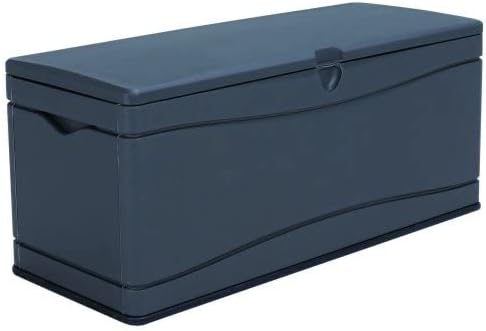Сверхпрочная Пластмасов палубная кутия с обем 130 литра (кафяв цвят)