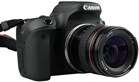 Lightdow 35 мм F2.0 Средна Широкоъгълен Ръчен обектив за Canon EOS Rebel 80D 77D 70D 60D 50Г 7D 6D 5D 5DS 1DS T7i T7s