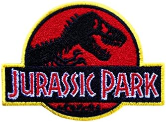 LUXPA - Парка на Динозаврите - Бродирани желязна апликация с тираннозавром премиум качество - Направи си сам -