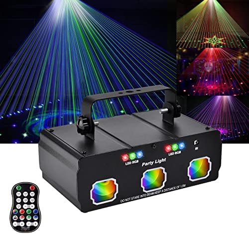 DJ Светлини, AOELLIT LED RGB DJ Светлини, Активируемые Звук, Светлини за Дискотеки и Партита с 15 Режими
