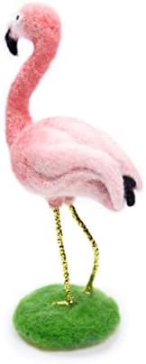 MillyRose Crafts Комплект За Тепане Игла с Розово Фламинго, Аксесоари За Тепане Игла За Начинаещи 6.3 инча, Подарък За Тепане