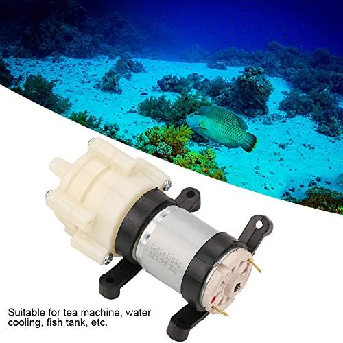 Електрическа помпа, мембранен FTVOGUE, мембранен помпа за постоянен ток 12 В, водна помпа за аквариум рибки за приготвяне