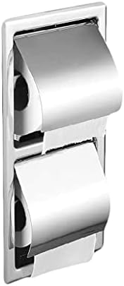ZLDXDP Държач за Тоалетна Хартия с монтиран на стената на Тавата За Рафтове в Банята на Хотела, Алуминиев Държач Стена с Метален Капак