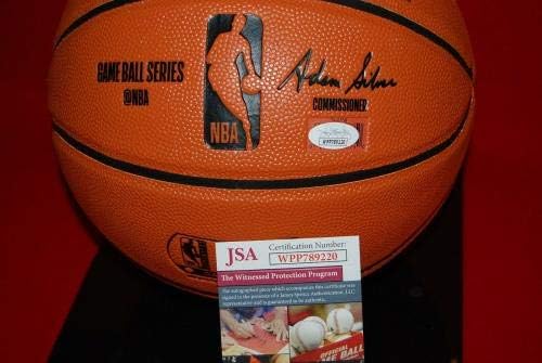 ДЖАМААЛ КИЙТ УИЛКС Лос Анджелис Лейкърс подписа баскетболен договор с JSA HOF 2012 РОЙ 1975 - Баскетболни топки с автографи