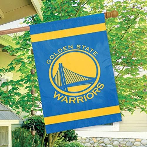 Знаме-знамето на премиум Party Animal NBA Golden State Warriors, 28 x 48 инча, Отборен цвят