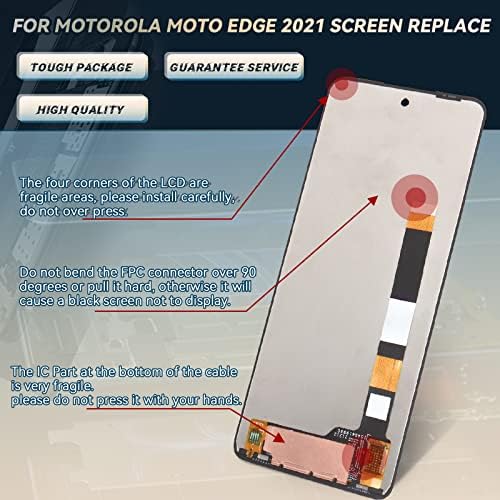 YWLRONG за Motorola Moto Edge 2021 XT2141 XT2141-1 XT2141-2 Подмяна на екрана е Сензорен Екран Дисплей, Дигитайзер,